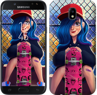 

Чохол Прикольна дівчинка зі скейтбордом на Samsung Galaxy J5 J530 (2017) 618125
