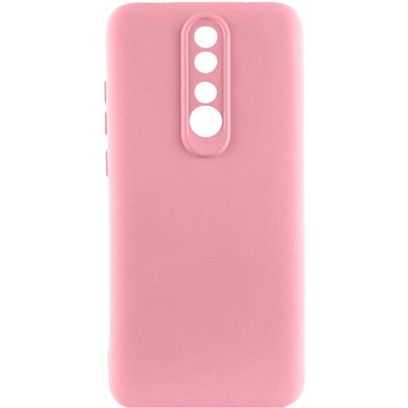 Чохол TPU GETMAN Liquid Silk Full Camera на Xiaomi Redmi 8 (Рожевий / Pink)