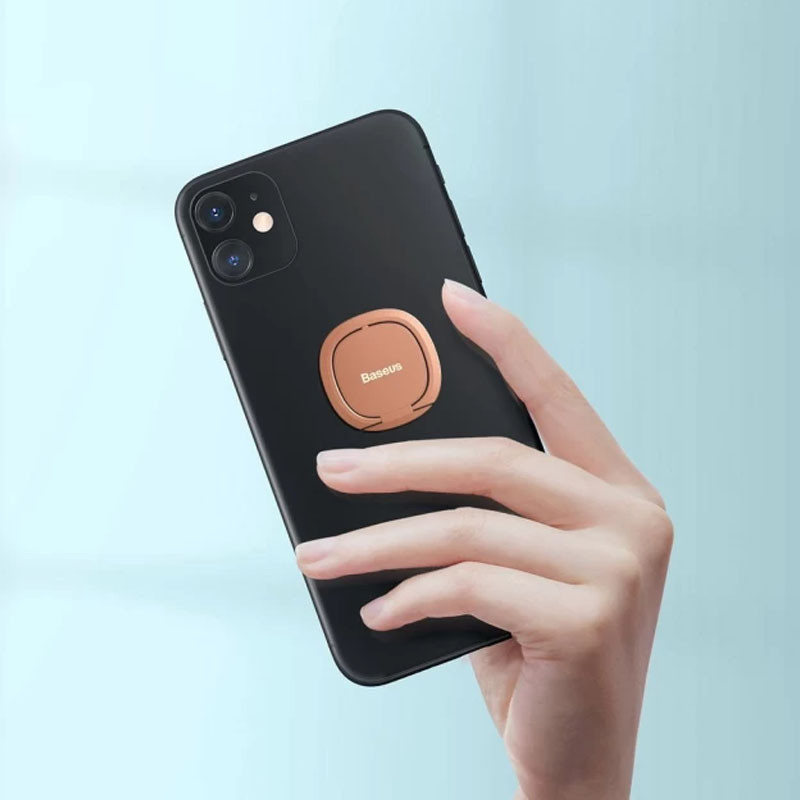 Замовити Тримач для телефону Baseus Invisible phone ring holder (SUYB-0) (Rose Gold) на vchehle.ua