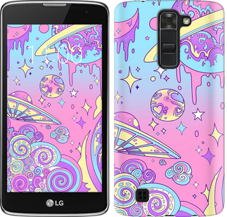 

Чехол Розовая галактика для LG K7 633428