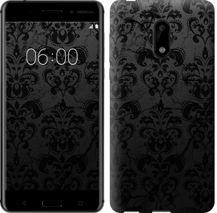 

Чехол узор черный для Nokia 6 648193