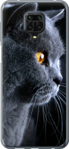 Чехол Красивый кот для Xiaomi Redmi Note 9 Pro Max