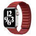 Кожаный ремешок Leather Link для Apple Watch 42/44/45/46/49mm (Красный / Red)
