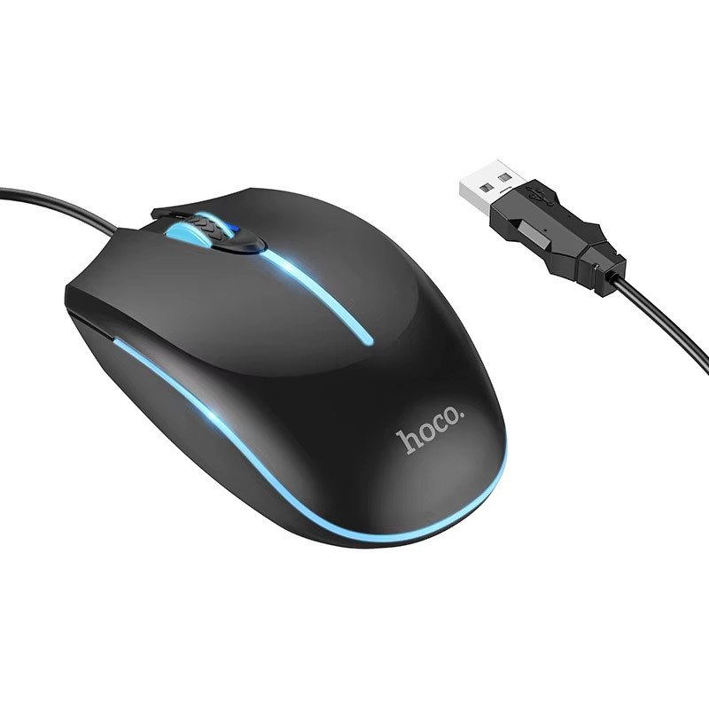 Миша Hoco GM37 Wonderful Gaming Luminous (Black)