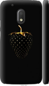Чехол Черная клубника для Motorola Moto G4 Play