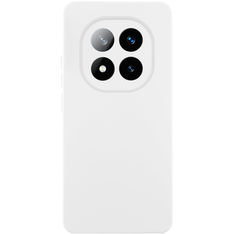 Чехол Silicone Cover Lakshmi Full Camera (AA) для Xiaomi Poco X7 (Белый / White)