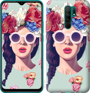 

Чохол Дівчина з квітами на Xiaomi Redmi 9 933578