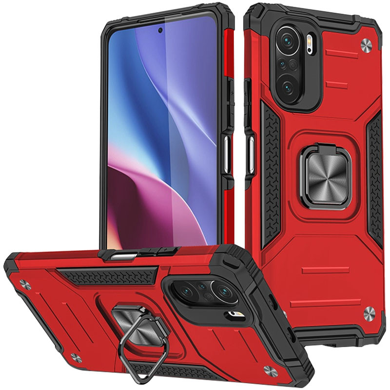 

Ударостійкий чохол Union Ring for Magnet для Xiaomi Redmi Note 10 (Червоний) 1126959