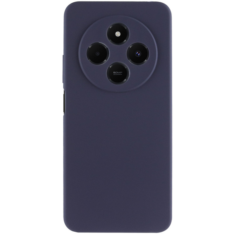 Фото Чохол Silicone Cover Lakshmi Full Camera (AA) на Xiaomi Redmi 14C / Poco C75 (Синій / Midnight Blue) на vchehle.ua