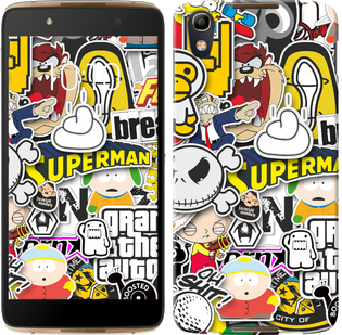 

Чохол Popular logos на Alcatel idol 4 657712