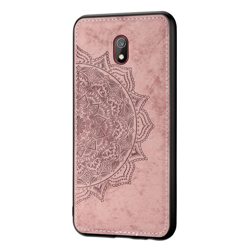 

TPU+Textile чехол Mandala с 3D тиснением для Xiaomi Redmi 8a (Розовый) 784295