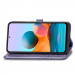 Фото Кожаный чехол-книжка Art Case с визитницей для Xiaomi Redmi Note 10 Pro / 10 Pro Max (Фиолетовый) на vchehle.ua