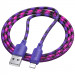 Фото Дата кабель Hoco X116 Meridian USB to Lightning 2.4A (1m) (Gradient Purple Mix) в маназині vchehle.ua