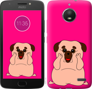 

Чехол Весёлый мопс для Motorola Moto E4 928691