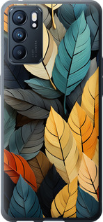 

Чехол Кольорове листя для Oppo Reno6 5G 1629693