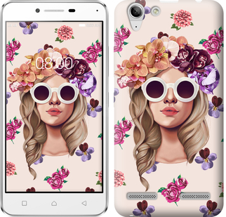 

Чехол Девушка с цветами v2 для Lenovo K5 Plus 190280