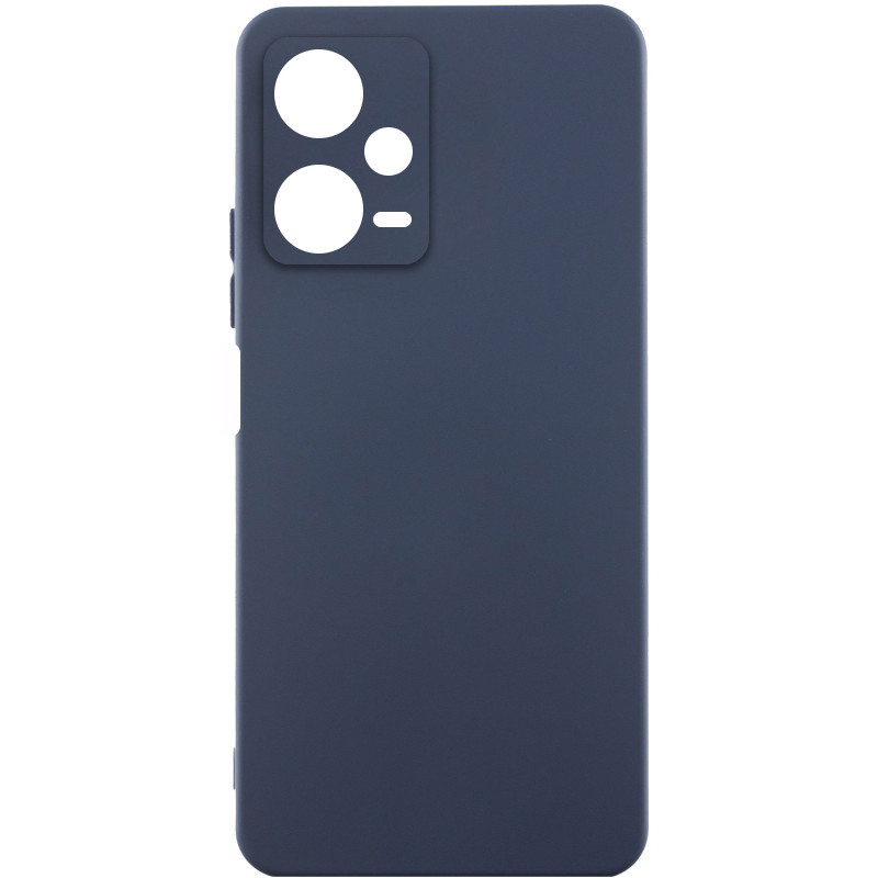 Чехол Silicone Cover Lakshmi Full Camera (AA) для Xiaomi Redmi Note 12 Pro 5G (Синий / Midnight Blue)