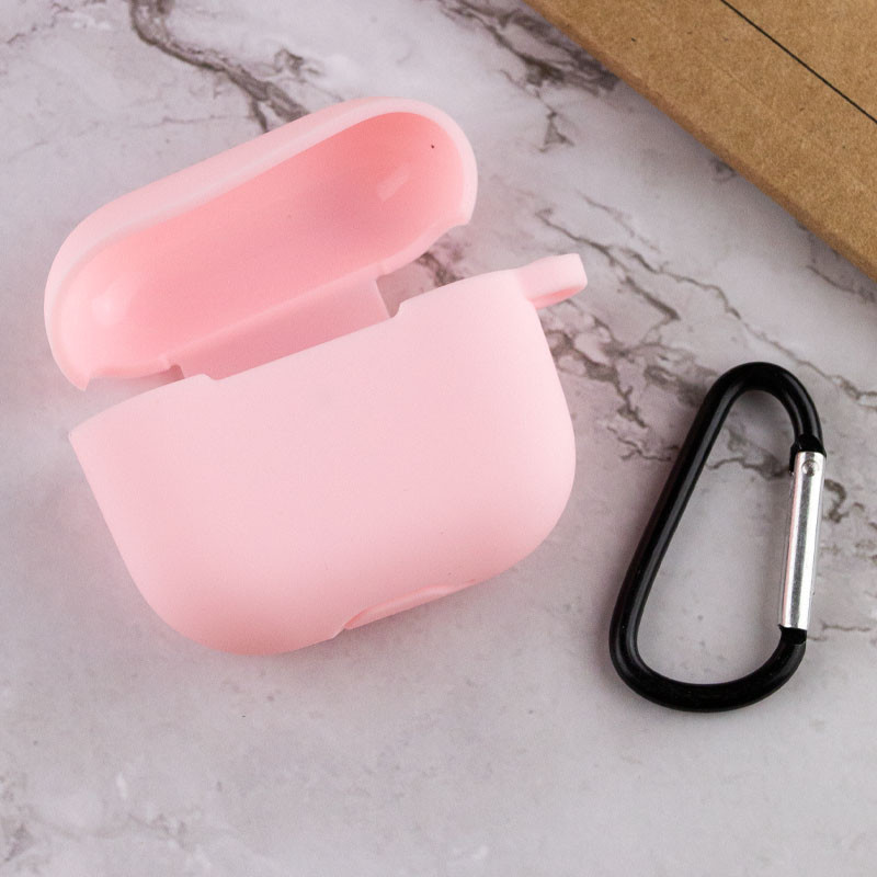 Фото Силіконовий футляр для навушників AirPods 3 (Рожевий / Light pink) в маназині vchehle.ua