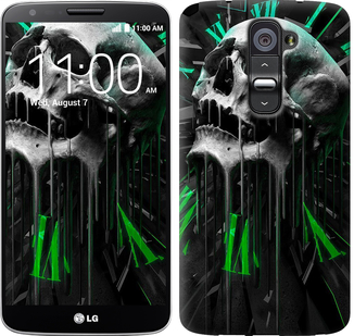 

Чохол Череп-годинник на LG G2 352832
