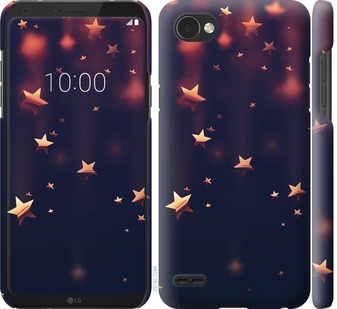 

Чехол Падающие звезды для LG Q6a 671499