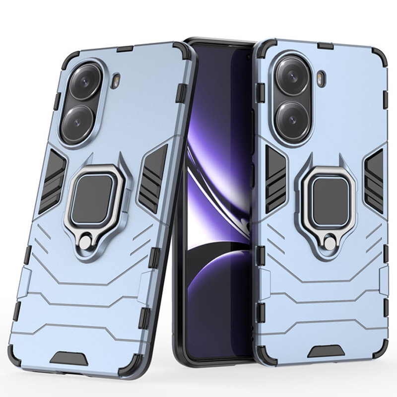 Фото Ударопрочный чехол Transformer Ring for Magnet для Xiaomi Poco X7 Pro (Серый / Metal slate) на vchehle.ua
