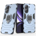 Фото Ударопрочный чехол Transformer Ring for Magnet для Xiaomi Poco X7 Pro (Серый / Metal slate) на vchehle.ua
