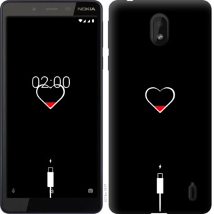 

Чехол Подзарядка сердца для Nokia 1 Plus 762836
