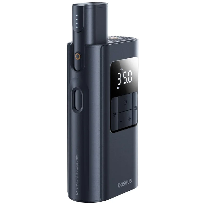 Фото Портативный насос Baseus PrimeTrip VA1 2-in-1 1750 mAh (C11169001121-00) (Cosmic Black) на vchehle.ua