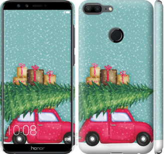 

Чехол Машина с подарками для Huawei Honor 9 Lite 867727