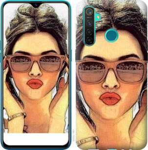 

Чохол Дiвчина_арт на Realme 5 Pro 921207