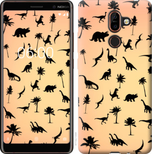 

Чехол Динозаврики 1 для Nokia 7 Plus 894382