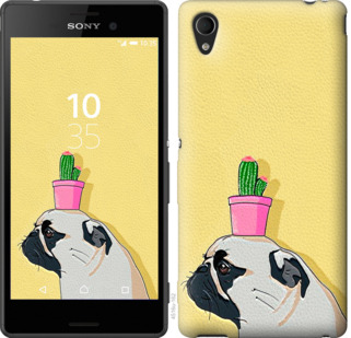 

Чехол Мопс с кактусом для Sony Xperia M4 Aqua E2312 795620