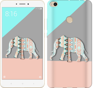 

Чехол Узорчатый слон для Xiaomi Mi Max 2 452805