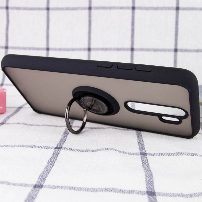 TPU+PC чехол Deen ColorEdgingRing for Magnet для Xiaomi Redmi Note 8 Pro (Черный) в магазине vchehle.ua