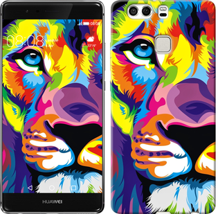 

Чохол Різнобарвний лев на Huawei P9 Plus 261680
