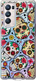 

Чехол Черепа для Oppo Reno5 Pro Plus 1441285