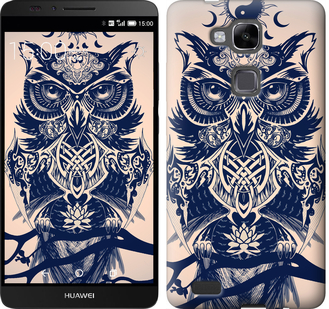 

Чехол Узорчатая сова для Huawei Ascend Mate 7 627587