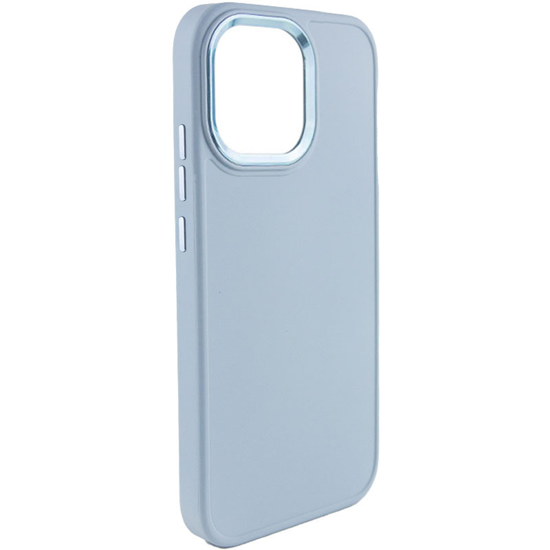 TPU чехол Bonbon Metal Style для Xiaomi Redmi Note 13 4G (Голубой / Mist blue)