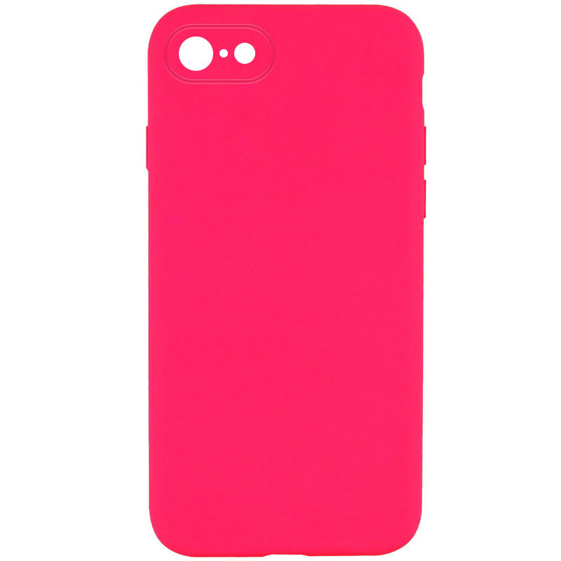 Silicone Case Square Full Camera Protective (AA) NOLOGO для Apple iPhone 6/6s (4.7") (Розовый / Barbie pink)