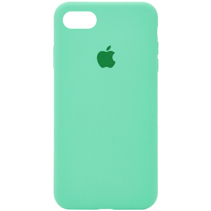 Чохол Silicone Case Full Protective (AA) на Apple iPhone 7 / 8 / SE (2020) (4.7") (Зелений / Spearmint)