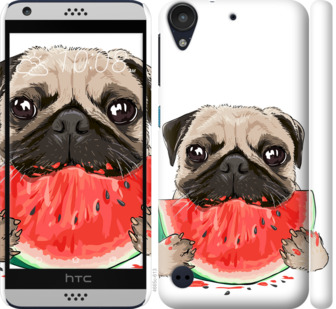 

Чохол Мопс і кавун на HTC Desire 630 843538