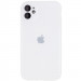 Чохол Silicone Case Full Camera Protective (AA) на Apple iPhone 12 (6.1") (Білий / White)