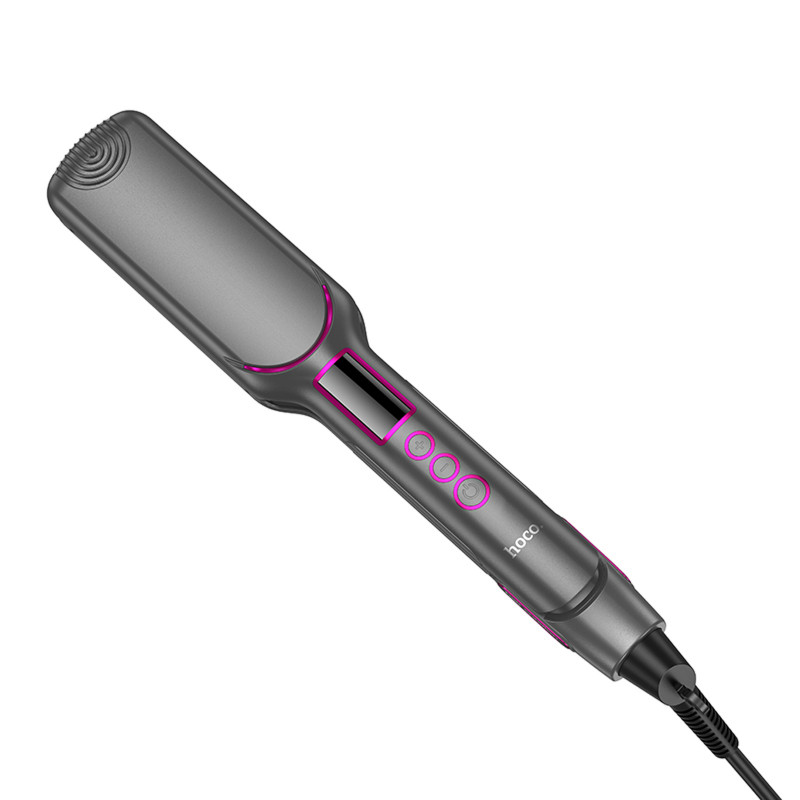 Фото Випрямляч для волосся Hoco HP42 Wide board hair straightener with digital display (Gray) в маназині vchehle.ua