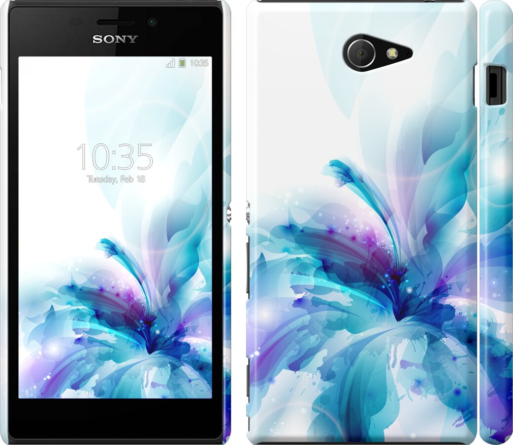 

Чохол квітка на Sony Xperia M2 D2305 156719