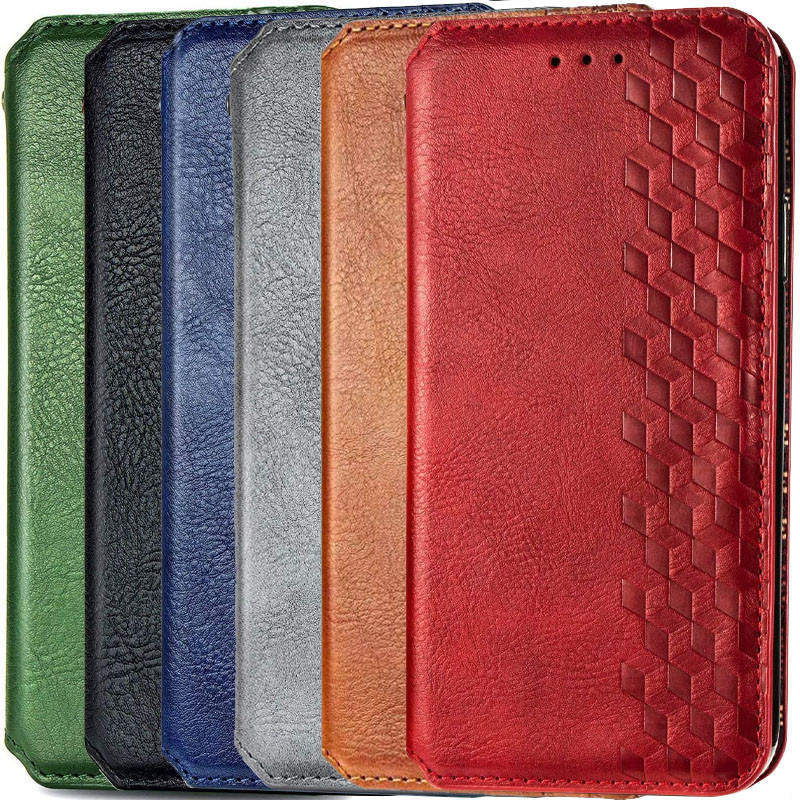 Кожаный чехол книжка GETMAN Cubic (PU) для Xiaomi Poco X5 Pro