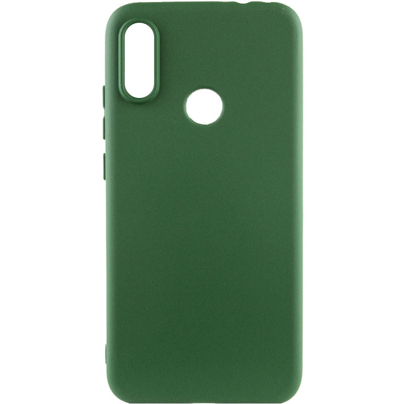 Чохол TPU GETMAN Liquid Silk на Huawei P Smart+ (nova 3i) (Зелений / Dark green)