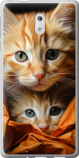 Чехол Котики 2 для Nokia 3