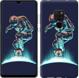 

Чехол Космонавт на скейтборде для Huawei Mate 20 672624