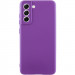 Чохол TPU GETMAN Liquid Silk Full Camera на Samsung Galaxy S21 FE (Фіолетовий / Purple)