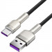 Фото Дата кабель Baseus Cafule Metal Data USB Type-C 66W (2m) (CAKF0002) (Black) на vchehle.ua